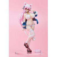Super Sonico White Cat Ver. (Complete Figure)