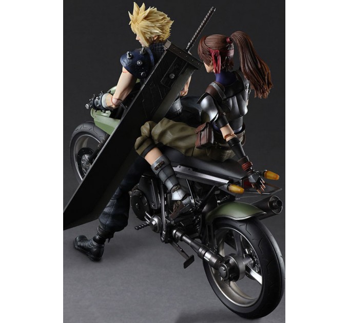 Final Fantasy VII Remake: Jessie & Cloud & Bike SET (Action Figure)