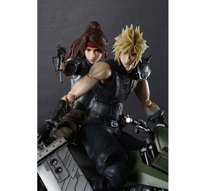 Final Fantasy VII Remake: Jessie & Cloud & Bike SET (Action Figure)