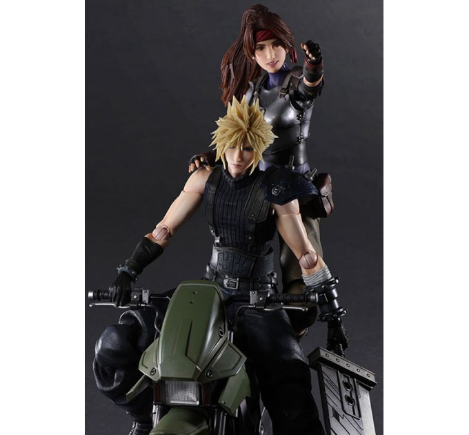 Final Fantasy VII Remake: Jessie & Cloud & Bike SET (Action Figure)