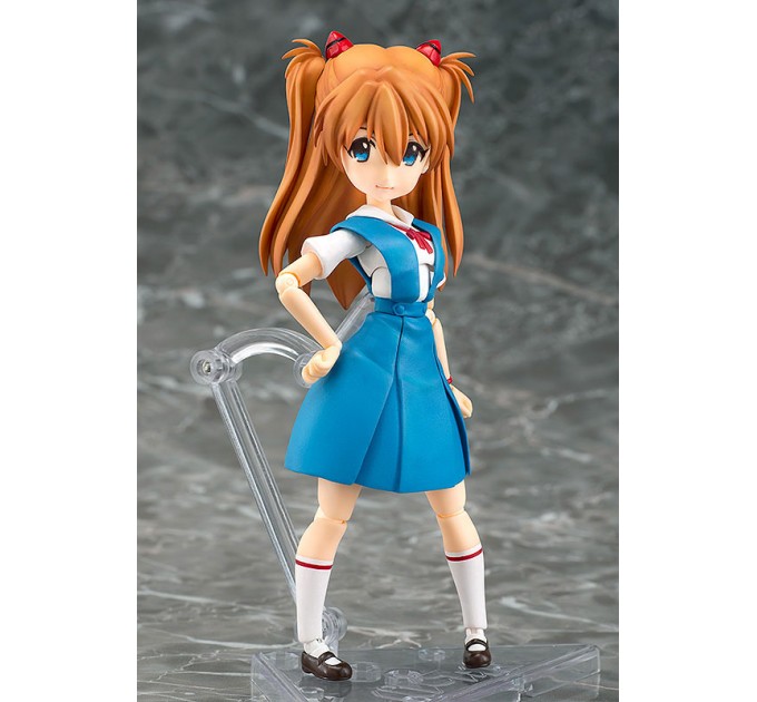 Evangelion: Asuka Langley Shikinami School Uniform Ver. (Action Figure)