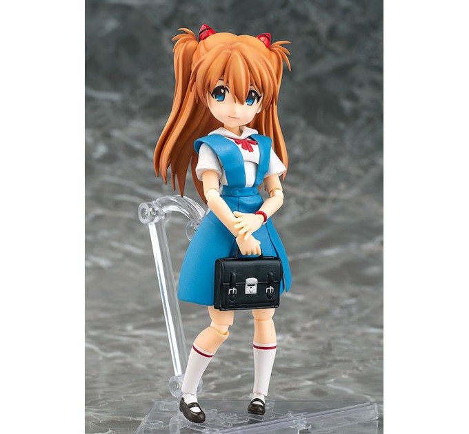 Evangelion: Asuka Langley Shikinami School Uniform Ver. (Action Figure)