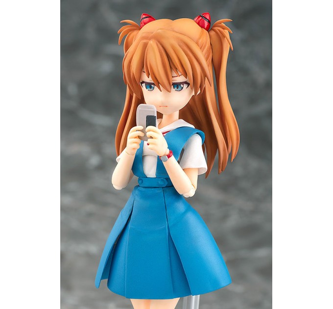 Evangelion: Asuka Langley Shikinami School Uniform Ver. (Action Figure)