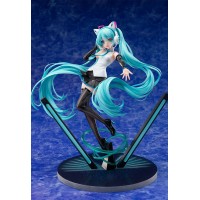 Hatsune Miku Cat Ear Headphone Ver. (Complete Figure)