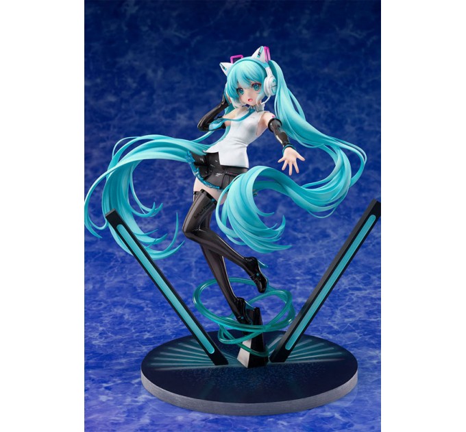 Hatsune Miku Cat Ear Headphone Ver. (Complete Figure)