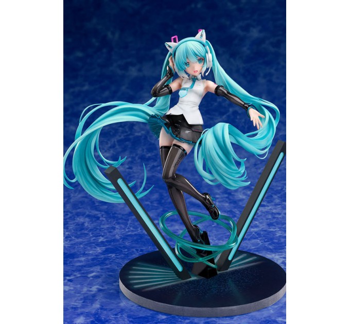 Hatsune Miku Cat Ear Headphone Ver. (Complete Figure)