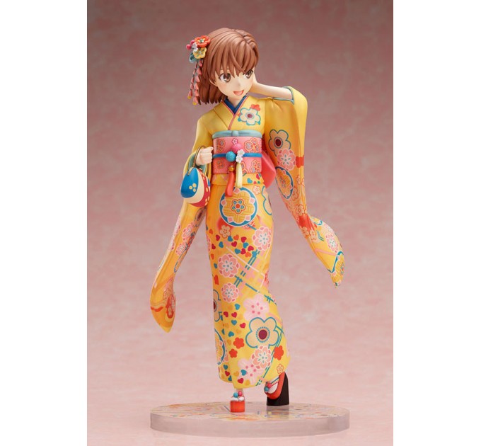 Toaru Kagaku no Railgun T: Mikoto Misaka Furisode Ver. (Complete Figure)