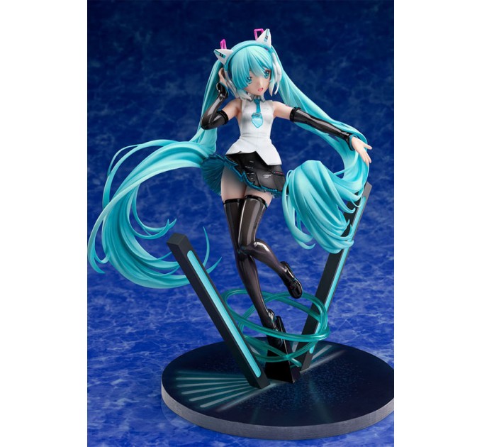 Hatsune Miku Cat Ear Headphone Ver. (Complete Figure)