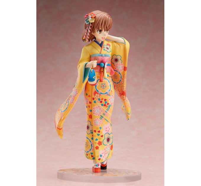 Toaru Kagaku no Railgun T: Mikoto Misaka Furisode Ver. (Complete Figure)