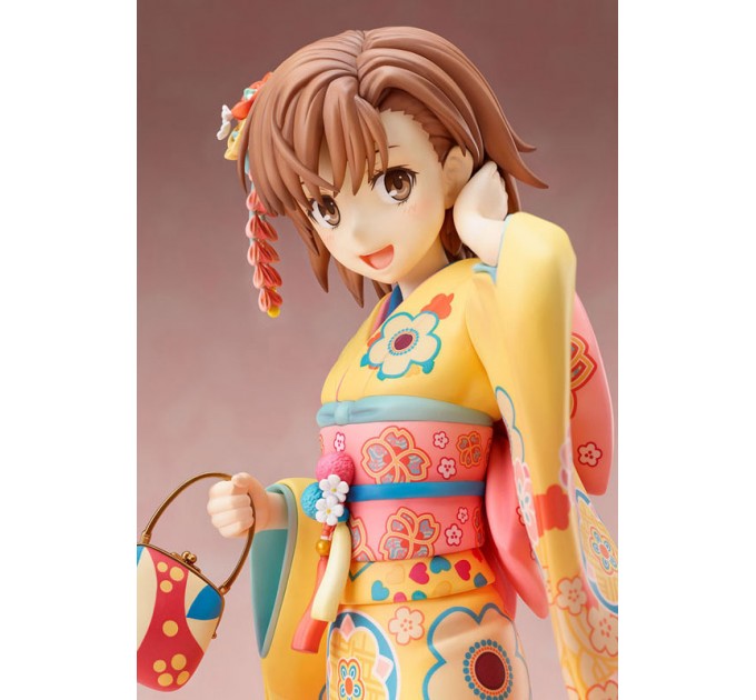 Toaru Kagaku no Railgun T: Mikoto Misaka Furisode Ver. (Complete Figure)