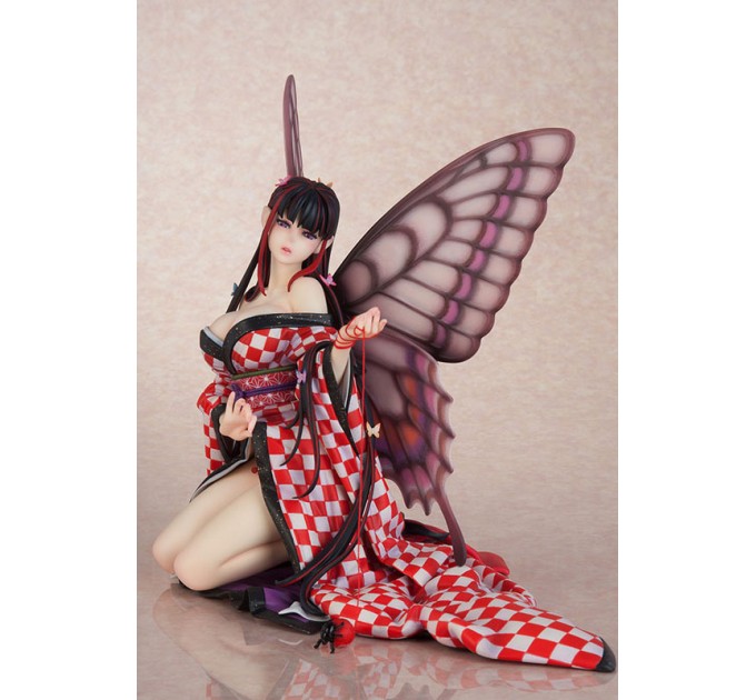 Jin Happoubi Art Collection: Red Butterfly Hoteri (Complete Figure)