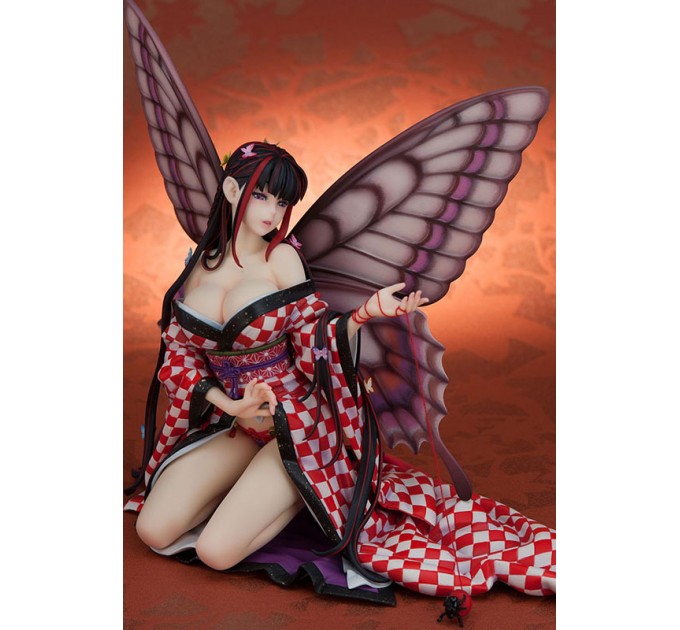 Jin Happoubi Art Collection: Red Butterfly Hoteri (Complete Figure)