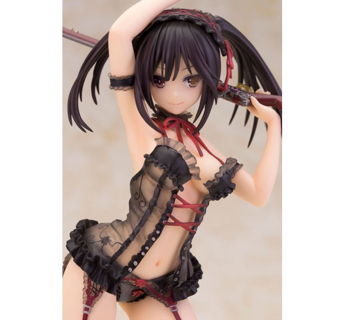 Date A Live: Kurumi Tokisaki Lingerie Ver. Black Сolor (Complete Figure)