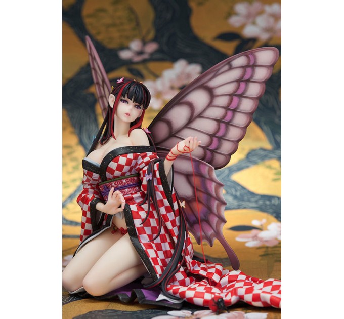 Jin Happoubi Art Collection: Red Butterfly Hoteri (Complete Figure)