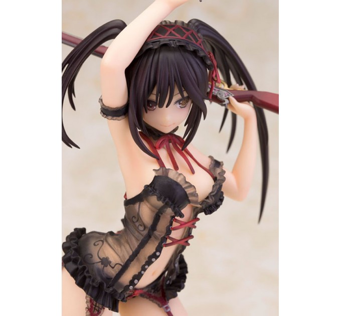 Date A Live: Kurumi Tokisaki Lingerie Ver. Black Сolor (Complete Figure)