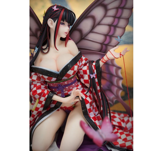 Jin Happoubi Art Collection: Red Butterfly Hoteri (Complete Figure)