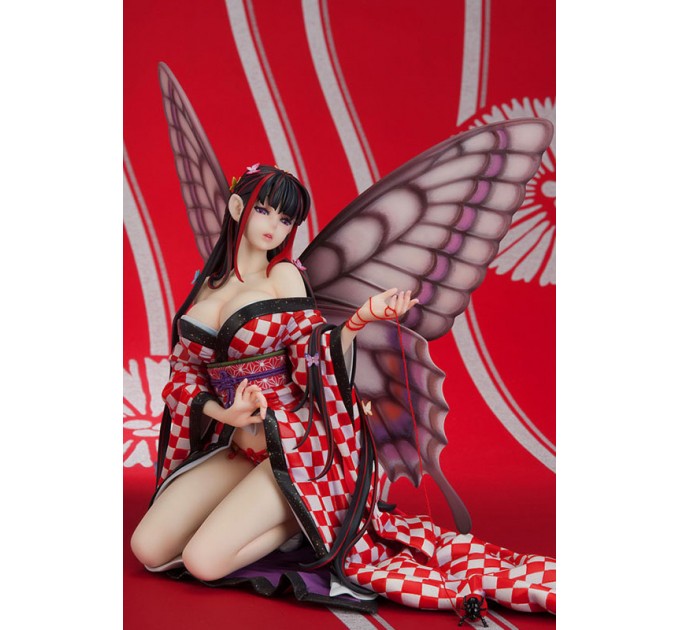 Jin Happoubi Art Collection: Red Butterfly Hoteri (Complete Figure)