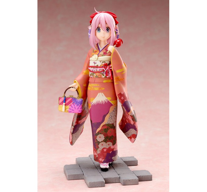 Yuru Camp: Nadeshiko Kagamihara Furisode (Complete Figure)