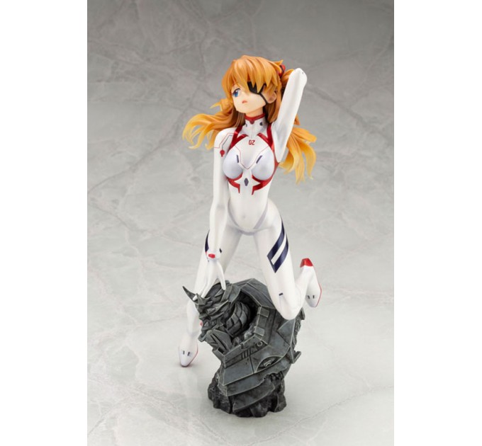 Evangelion: 3.0+1.0 Thrice Upon a Time Asuka Langley Shikinami White Plugsuit ver. (Complete Figure)