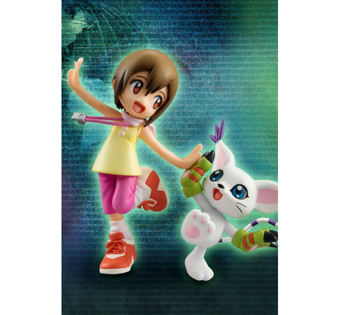 Digimon Adventure: Hikari Yagami & Tailmon (Complete Figure)