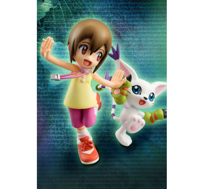 Digimon Adventure: Hikari Yagami & Tailmon (Complete Figure)