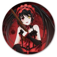 Коврик для мышки круглый Date A Live Kurumi Tokisaki