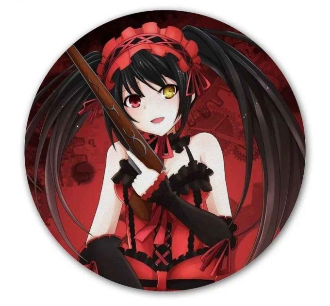 Коврик для мышки круглый Date A Live Kurumi Tokisaki 