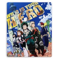 Коврик для мышки прямоугольный My Hero Academia the Movie: The Two Heroes