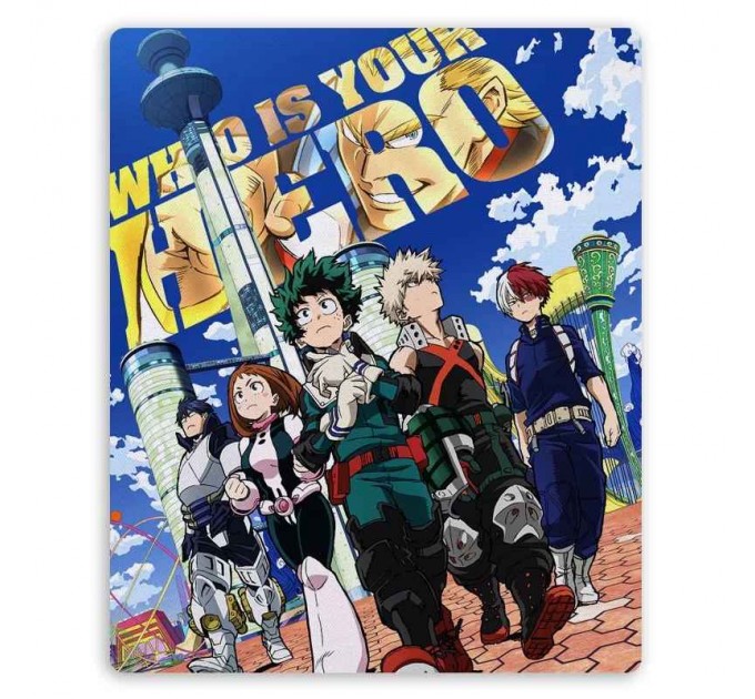 Коврик для мышки прямоугольный My Hero Academia the Movie: The Two Heroes 