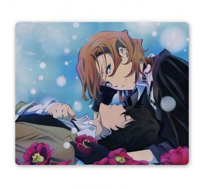 Коврик для мышки прямоугольный Bungou Stray Dogs Chuuya Nakahara and Osamu Dazai 