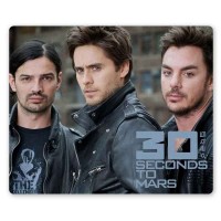 Коврик для мышки прямоугольный  Seconds to Mars /  секунд до Марса 