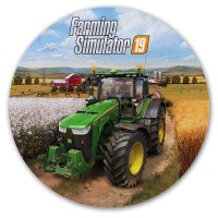 Коврик для мышки круглый Farming Simulator 