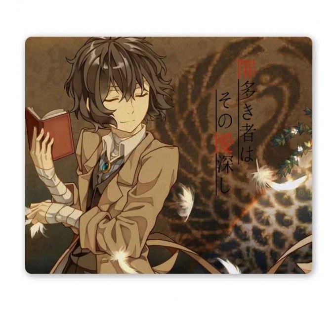 Коврик для мышки прямоугольный Bungou Stray Dogs Osamu Dazai 