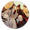 Коврик для мышки круглый Mo Dao Zu Shi - Lan WangJi и Wei WuXian 