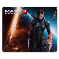 Коврик для мышки прямоугольный Mass Effect  Commander Shepard (female)