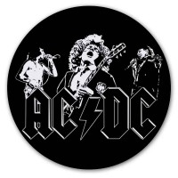 Коврик для мышки круглый AC/DC Let There Be Rock