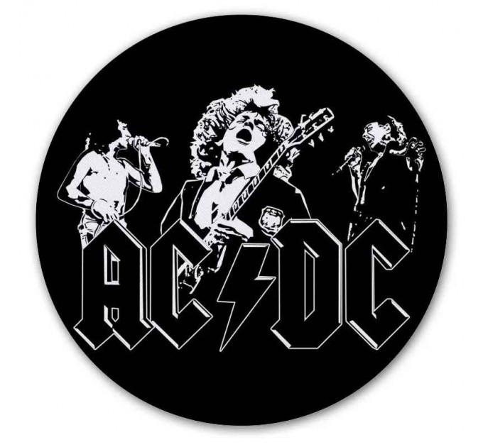 Коврик для мышки круглый AC/DC Let There Be Rock 