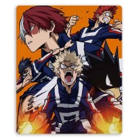 Коврик для мышки прямоугольный Boku no Hero Academia - Bakugou, Tomoyami, Todoroki, Tenya Iida и Kirishima