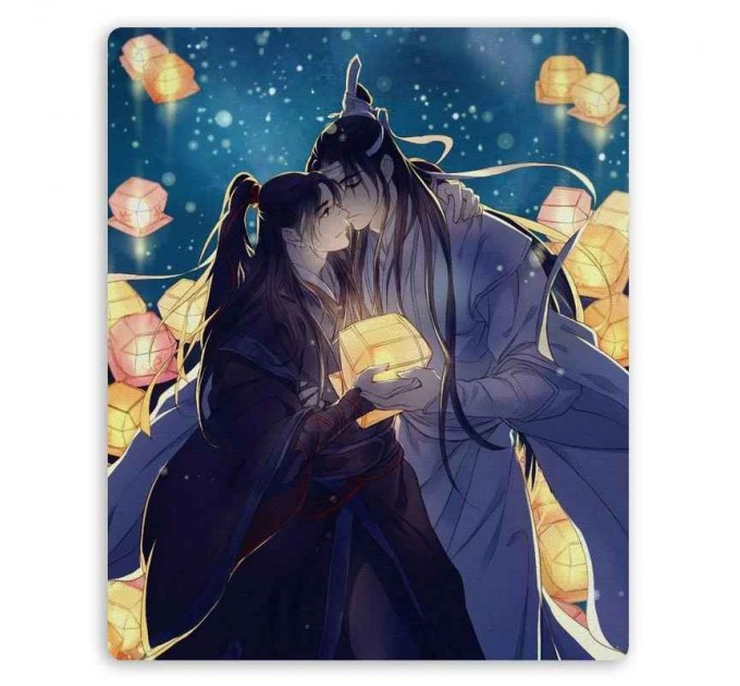 Коврик для мышки прямоугольный The Master of Diabolism - Wangji Lan и Wuxian Wei 