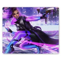 Коврик для мышки прямоугольный Overwatch - Sombra Olivia Colomar