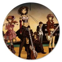 Коврик для мышки круглый Suzumiya Haruhi no Yuutsu