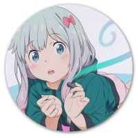 Коврик для мышки круглый Eromanga-sensei Sagiri