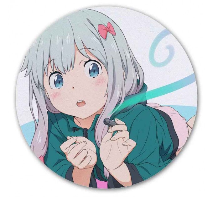 Коврик для мышки круглый Eromanga-sensei Sagiri 