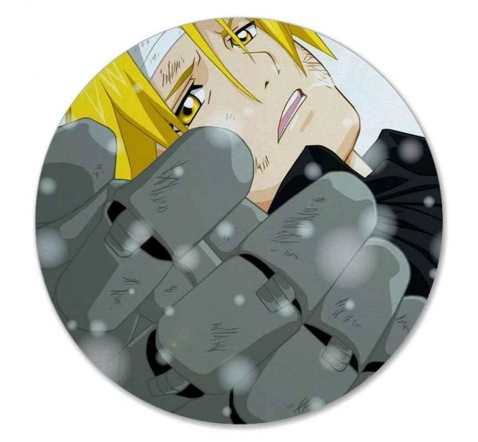 Коврик для мыши круглый Fullmetal Alchemist 