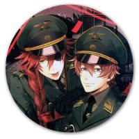 Коврик для мышки круглый Code: Realize - Military Airship Force