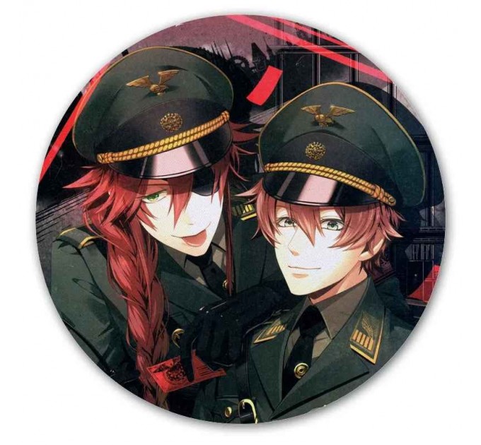 Коврик для мышки круглый Code: Realize - Military Airship Force 