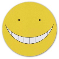 Коврик для мышки круглый Assassination Classroom - Koro-sensei face