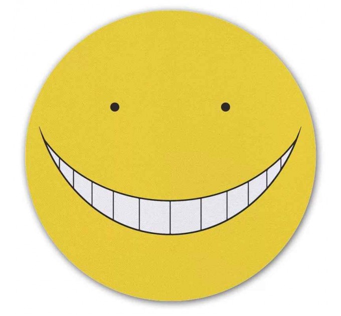 Коврик для мышки круглый Assassination Classroom - Koro-sensei face 