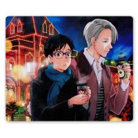 Коврик для мышки прямоугольный Yuri!!! on Ice Victor and Yuuri in Moscow