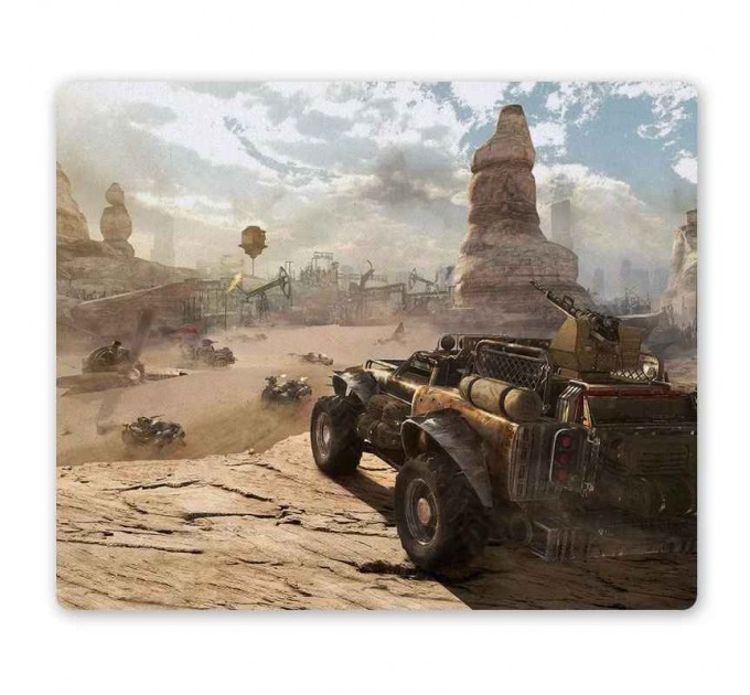 Коврик для мышки прямоугольный Crossout Rock City 